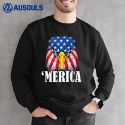 4th July Eagle 'Merica America Independence Day Patriot USA Sweatshirt