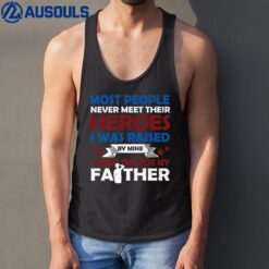 4th Of July Father American Veteran Tank Top