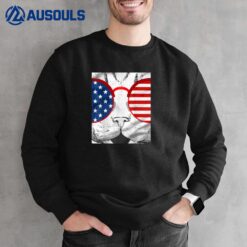 4th Of July Independence Day Cat Sweatshirt
