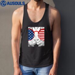 4th Of July Independence Day Cat Tank Top