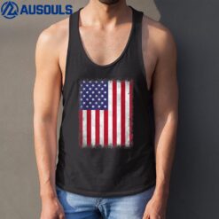 4th Of July Patriotic Fourth Of July US American Flag USA Tank Top