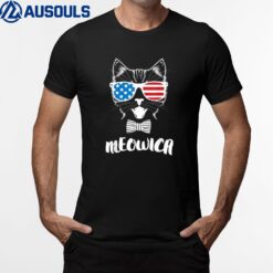 4th of July Meowica Kitty Cat T-Shirt
