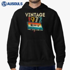 50 Year Old Gifts Vintage 1972 Cassette Tape 50th Birthday Hoodie