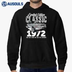 51st birthday Vintage Classic Car 1972 B-day 51 year old Hoodie
