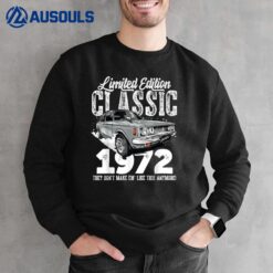 51st birthday Vintage Classic Car 1972 B-day 51 year old Sweatshirt