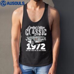 51st birthday Vintage Classic Car 1972 B-day 51 year old Tank Top