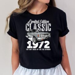 51st birthday Vintage Classic Car 1972 B-day 51 year old T-Shirt