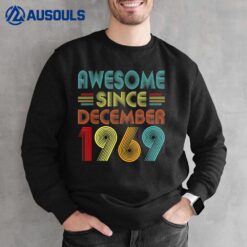 53rd Birthday Idea Awesome Since December 1969 53 Years Old Sweatshirt