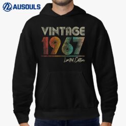 56 Year Old Vintage 1967 56th Birthday Gifts for Women Men Hoodie