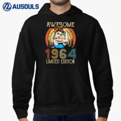 58 Year Old birthday gifts for women - Awesome Since 1964 Hoodie