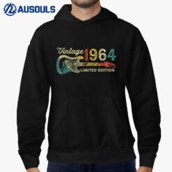 58th Birthday Gifts Guitar Player Born in 1964 Hoodie