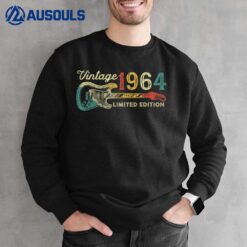 58th Birthday Gifts Guitar Player Born in 1964 Sweatshirt