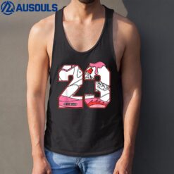 5 GS Pinksicle Number 23 Dripping Shoes Pinksicle 5s Tank Top