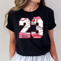 5 GS Pinksicle Number 23 Dripping Shoes Pinksicle 5s T-Shirt