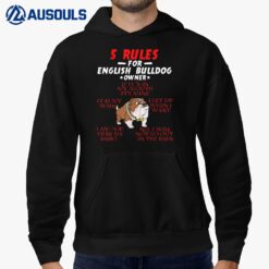 5 Rules For English Bulldog Owners Ver 2 Hoodie