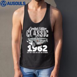61st birthday Vintage Classic Car 1962 B-day 61 year old Tank Top
