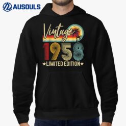 64 Years Old Vintage 1958 Limited Edition 64th Birthday Hoodie