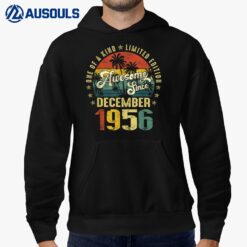 66 Years Old gifts Awesome Since December 1956 66th Birthday Hoodie
