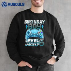 6th Birthday Boy Level 6 Unlocked Awesome Since 2016 Gamer Sweatshirt