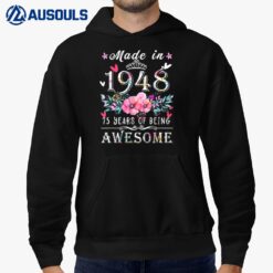 75 year old gifts for women Made In 1948 Limited Edition Hoodie