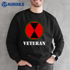 7th Infantry Division Patch - 7th ID Veteran Sweatshirt