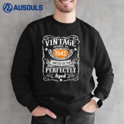 80 Year Old Gifts Vintage 1942 Limited Edition 80th Birthday Sweatshirt