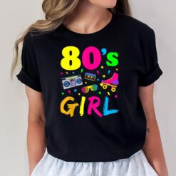 80's Girl Birthday Party Costume Retro Vintage Gift Women T-Shirt