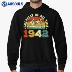 80th Birthday 80 Years Old GOAT Since 1942 Hoodie
