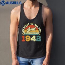 80th Birthday 80 Years Old GOAT Since 1942 Tank Top