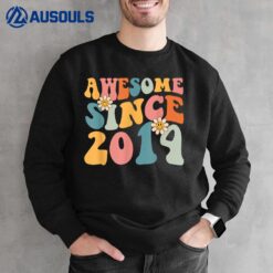 8th Birthday Gifts Awesome Since 2014 8 Years Old Boy Girl Sweatshirt