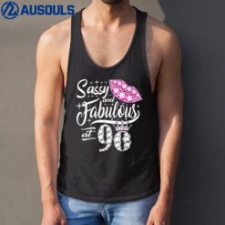 90 Years Old Gifts 90 & Fabulous Since 1932 90th Birthday Tank Top