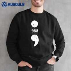 988 - Suicide Prevention 988 Comma Sweatshirt