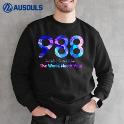 988 Suicide and Crisis Lifeline The World Needs You Sweatshirt