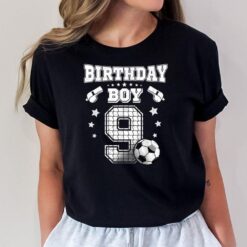 9 Year Old Soccer Player 9th Birthday Party Boy T-Shirt