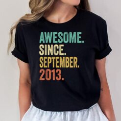 9 Years Old Gifts Awesome September 2013 9th Birthday Boy T-Shirt