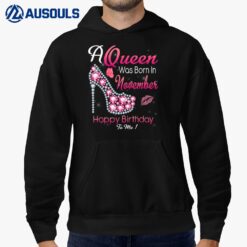 A Queen Was Born In November Birthday Gifts Hoodie