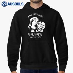 Abstinence 99.99 Effective Jesus funny Christmas Virgin Hoodie