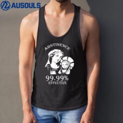 Abstinence 99.99 Effective Jesus funny Christmas Virgin Tank Top