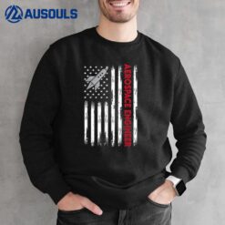 Aerospace Engineer USA Flag Design Sweatshirt