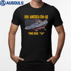 Aircraft Carrier USS America CVA-66 Veterans Day T-Shirt