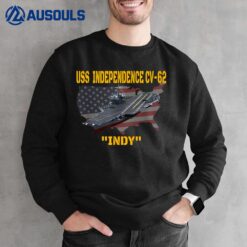 Aircraft Carrier USS Independence CV-62 Veterans Day Sweatshirt