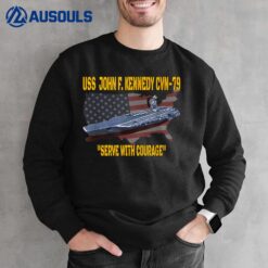 Aircraft Carrier USS John F. Kennedy CVN-79 Veterans Day Sweatshirt