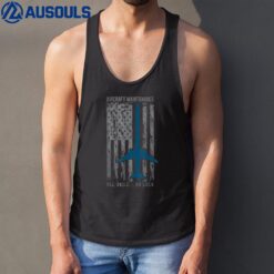 Aircraft Maintenance All Skill No Luck  For Mechanic Tank Top