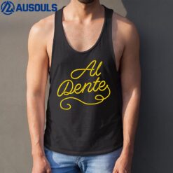 Al Dente Funny Noodle Pasta Spaghetti Foodlie Italy Italian Tank Top