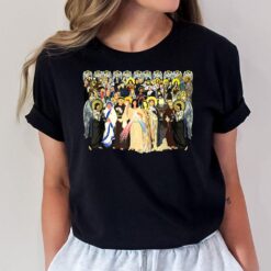 All Saints Day Kids Catholic St Francis Therese Joan of Arc T-Shirt