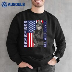 All Who Served Veterans Day Africanamerican Soldiers Sweatshirt