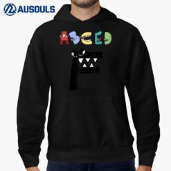 Alphabet Lore f abc Letter e d Christmas Boys Birthday Gamer Hoodie