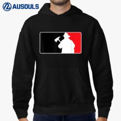 Amdesco Firefighter And Axe Silhouette Hoodie