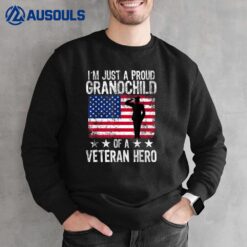 America Grandchild American Flag Thanks Patriotic Sweatshirt