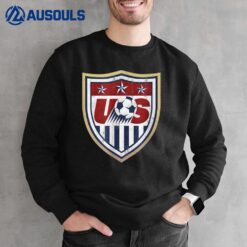 America Soccer Lovers Jersey USA Flag Support Football Team Sweatshirt